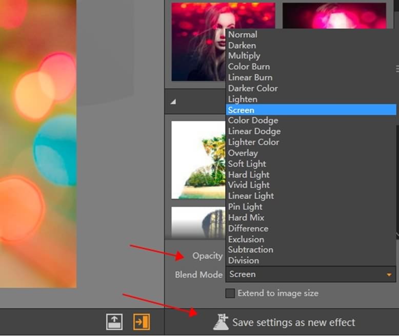 fotophire bokeh settings