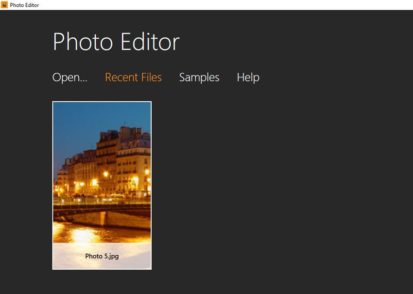 Add Watermark to Photos - Add Image to Program Window