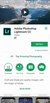 App per fissare le immagini sfocate - Adobe Photoshop Lightroom