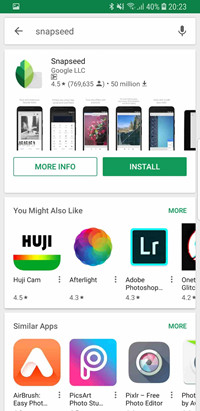 Apps to Fix Blurry Pictures - Snapseed