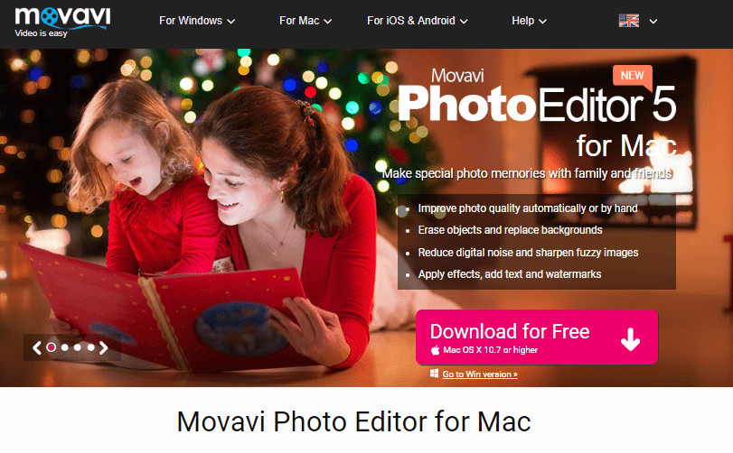 Change Background of Image - Movavi Photo Editor