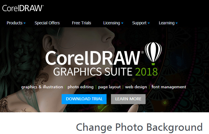 Change Background of Image - Corel Draw