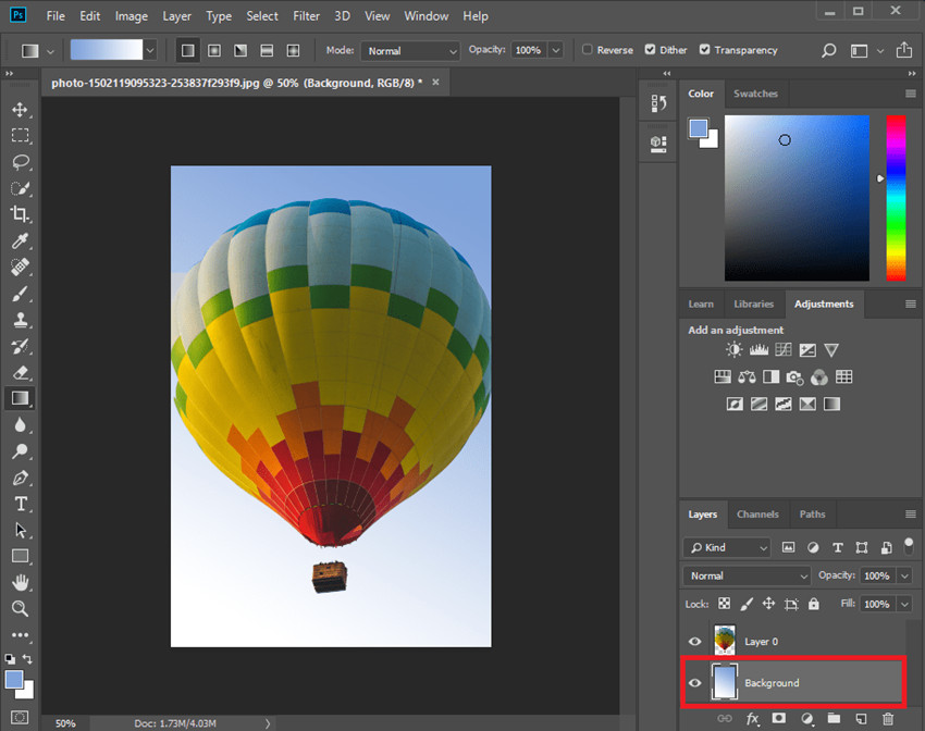 adobe photoshop change background free download