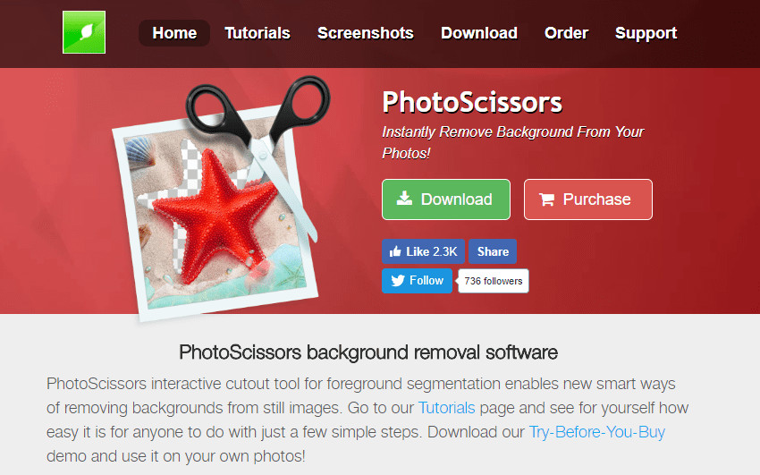 Changer Photo Background in Photoshop - Teorex PhotoScirssors