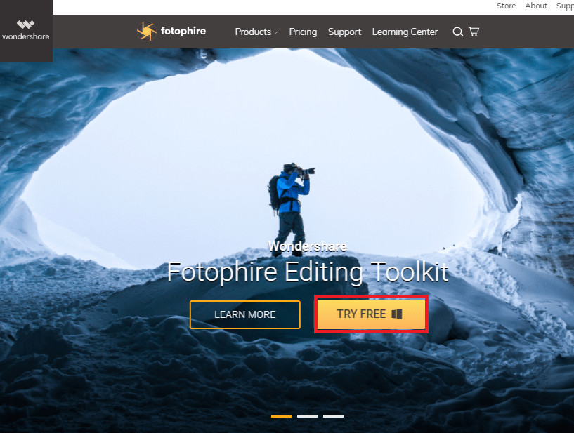 Change Photo Effects and Background Online - Start Fotophire Editing Toolkit