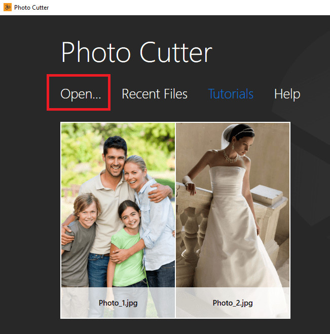 Change Background of Images - Import Your Photo