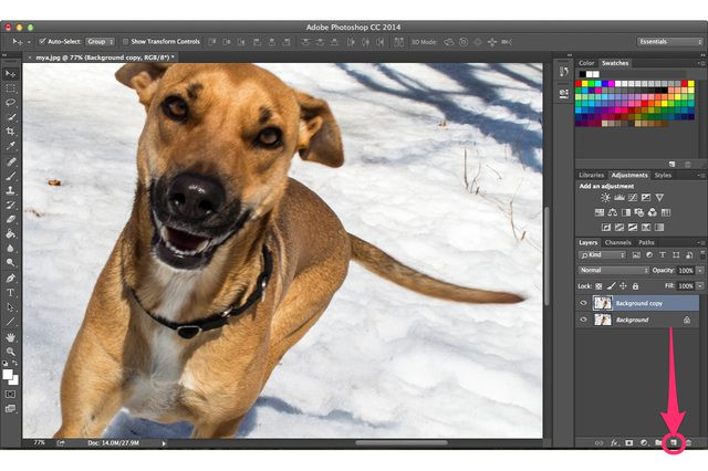 All Ways to Deblur Photos - Create New Layer