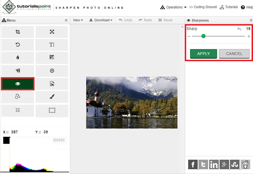 Como Fixar Fotos Cinzentas ou Fuzzy - Sharpen Images with Online Tool