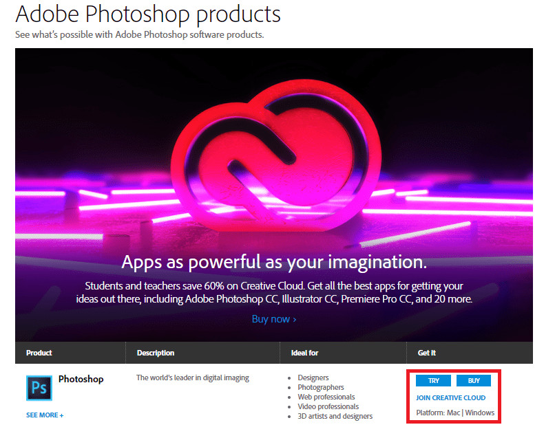 Come correggere foto sgranate o sfocate - Lanciare Adobe Photoshop CC