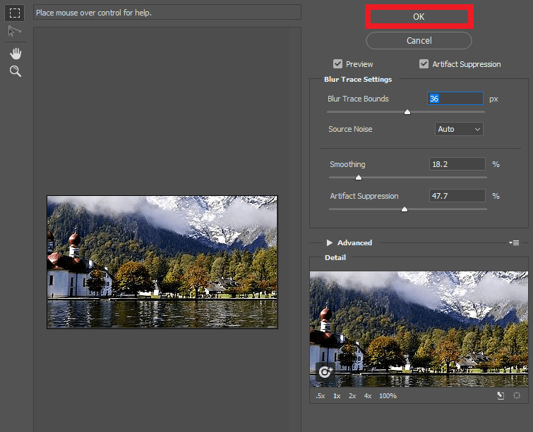 How to Fix Grainy or Fuzzy Photos - Fix Image with Shake Reduction