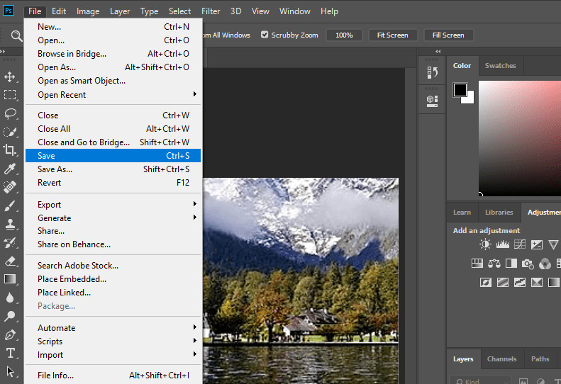 How to Fix Grainy or Fuzzy Photos - Save Changes