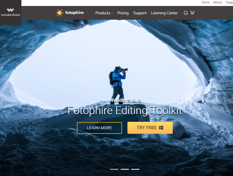 Use Online Photo Editor to Change Background Color to White - Start Wondershare Fotophire Editing Toolkit