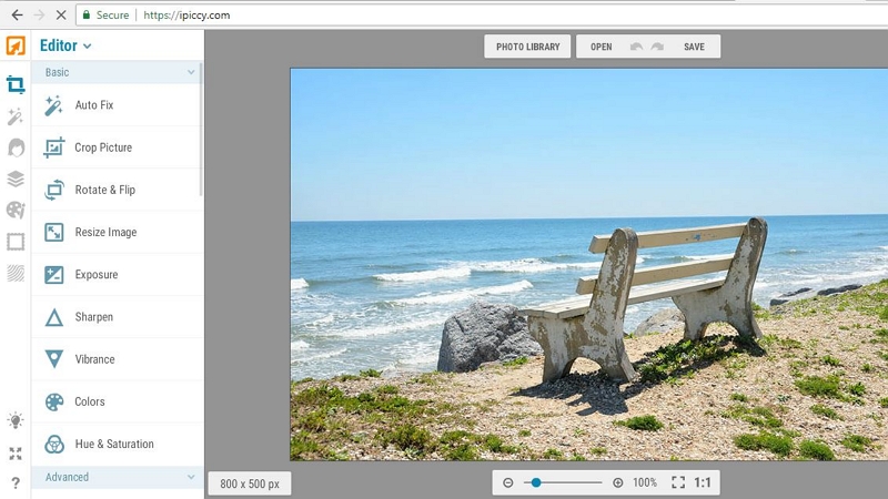 How to Edit Photos on PC - IPiccy 