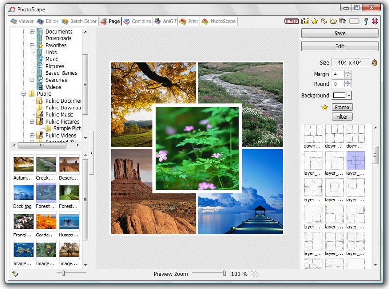 Picasa Photo Editor for Windows 7 - Photoscape Portable  