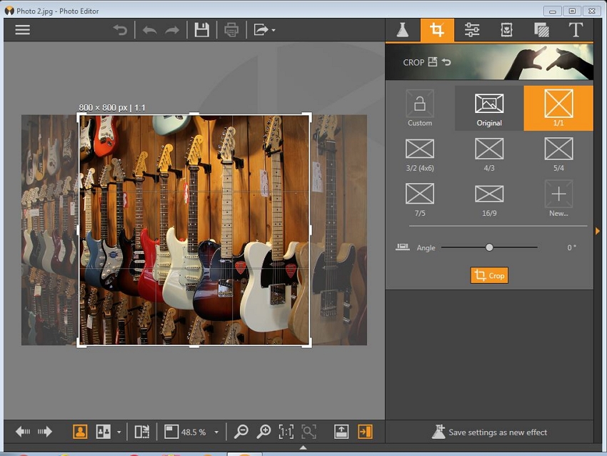 Photo Editor for PC - Crop the Picture