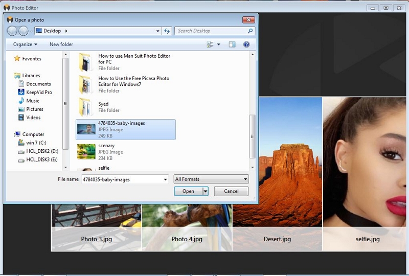 How to Edit Pictures on Windows-Launch the Fotophire Editing Toolkit and Import the Image