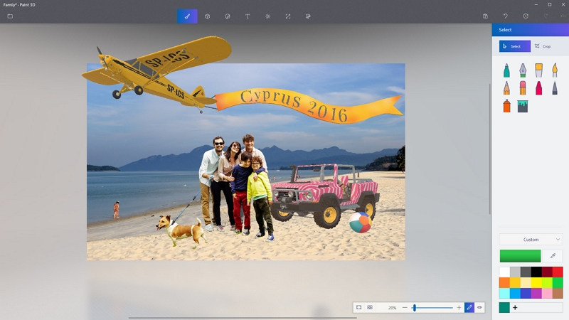 How to Edit Pictures on Windows-Paste the Picture