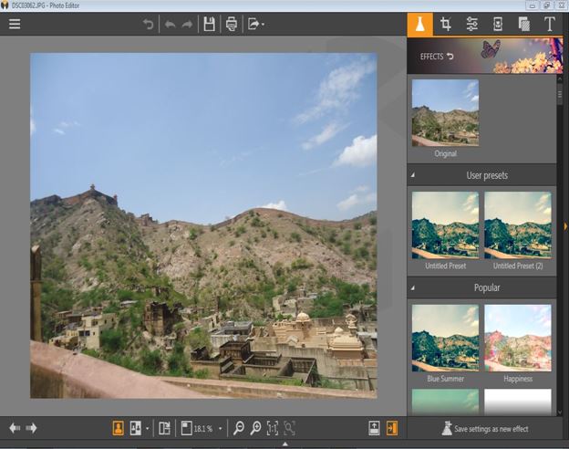 Android Raw Photo Editor - Open a Raw Image from the Local Computer