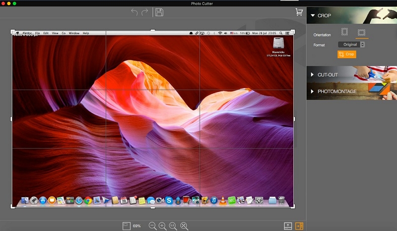 How to Edit Pictures on Mac-Select the Cut Out Tool 