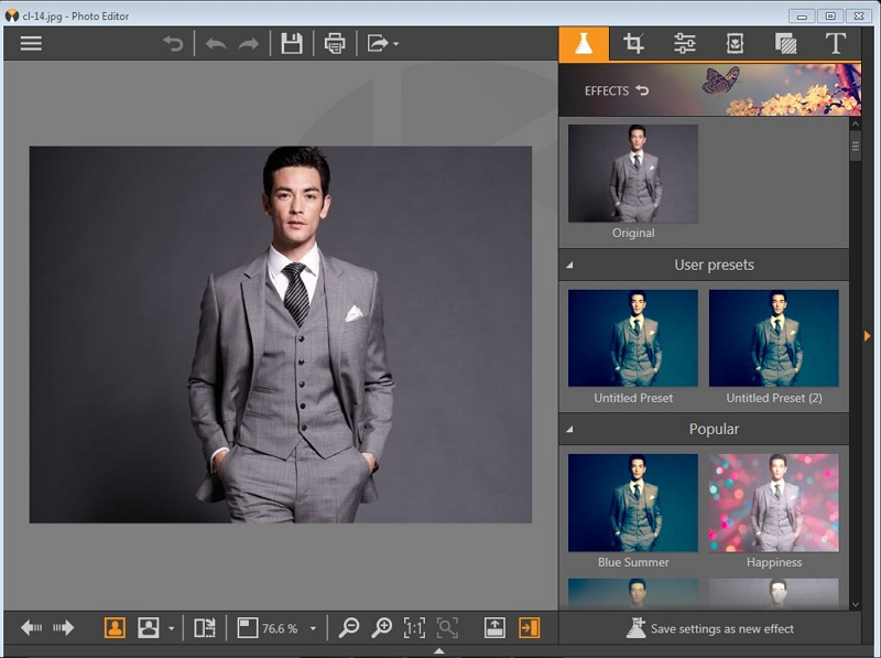 Man Suit Photo Editor for PC-Import the Photo 