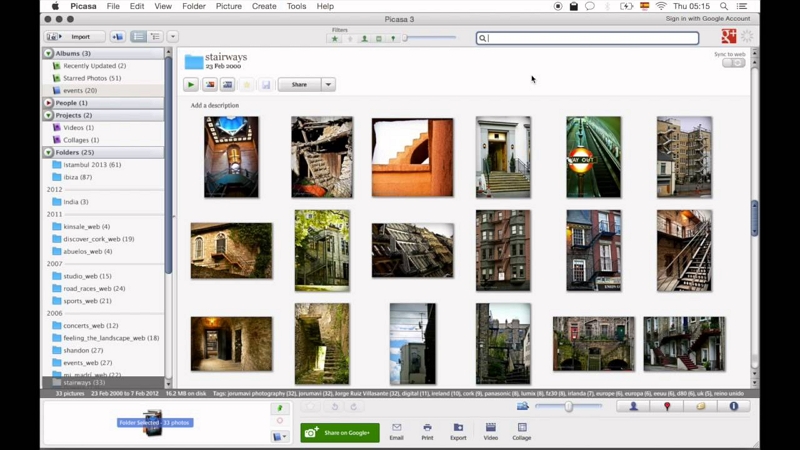 Picasa Photo Editor for Windows 7-Choose the Desired Photo