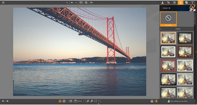 Photoshop App for PC-Choose a Frame for the Photo