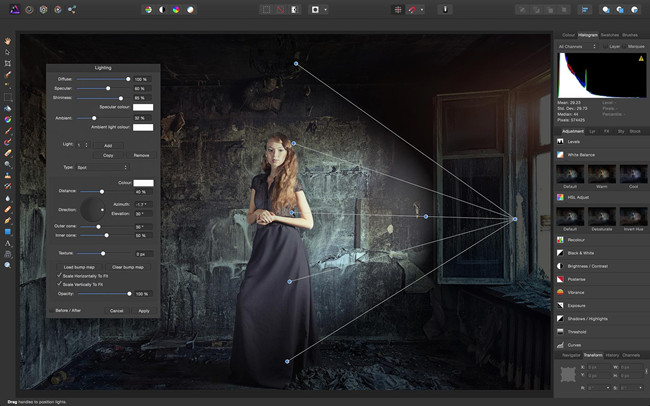 Camera Photo Editors for Photographers - Serif Affinity Photo