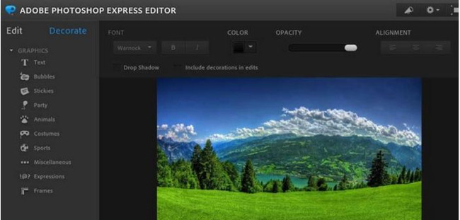 adobe photoshop express editor desktop