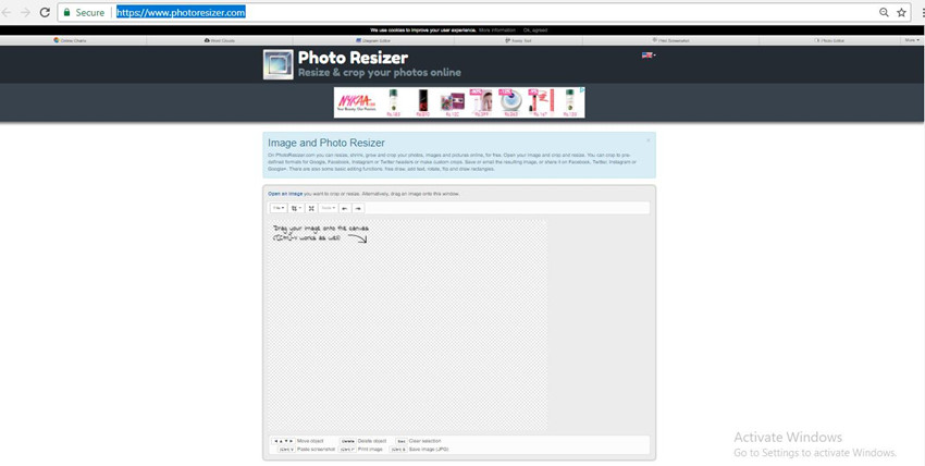 Helpful Websites to Crop Images Online - Photo Resizer