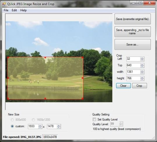 Face Crop Editor - Quick JPEG Resize and Crop