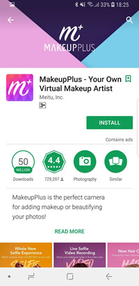 Face Makeup Editors - Makeup Plus