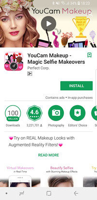 Face Makeup Editors - YouCam Makeup