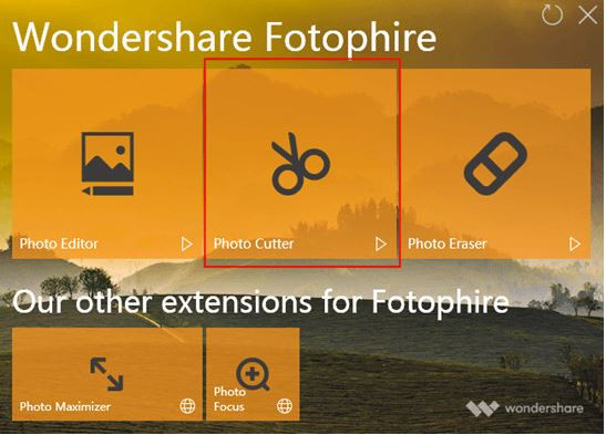 HD Photo Background Changer Software & Apps - Start Fotophire Editing Toolkit and Choose Photo Cutter