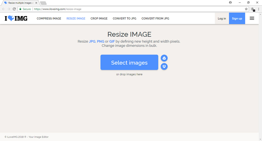 batch image resizer google drive