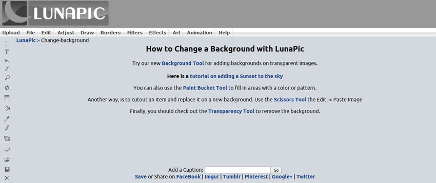 Best Online Photo Background Changer - Lunapic