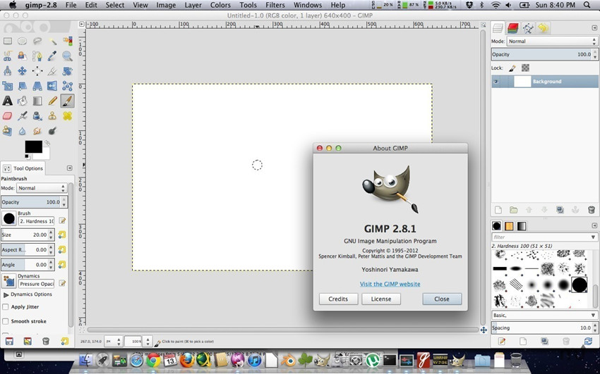 Photo Background Changer Software for Windows 7 - GIMP