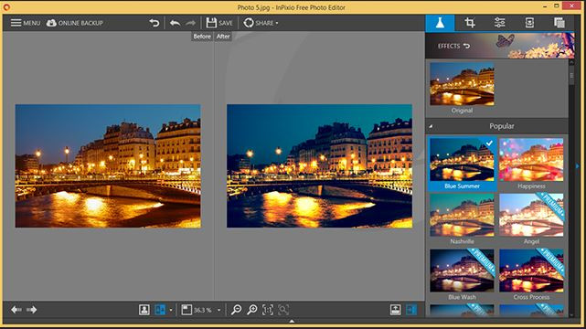 Photo Background Changer Software for Windows 7 - InPixio Photo Editor