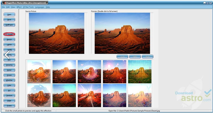 Photo Background Changer Software for Windows 7 - MagicEffect Photo Editor