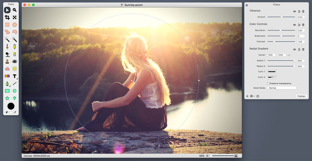 easy free photo editor for mac to lighten background