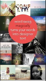 Photo Editor Software & Apps with Texting Feature - Word Swag