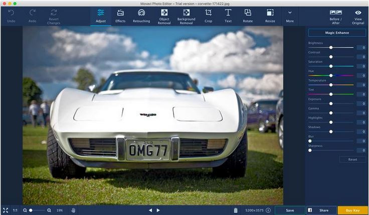 Photo Effect Editor Programs and Apps - Movavi Photo Editor for Mac