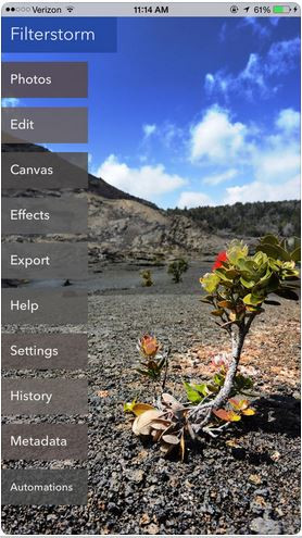 Photo Effect Editor Programs and Apps - Filterstorm Neue