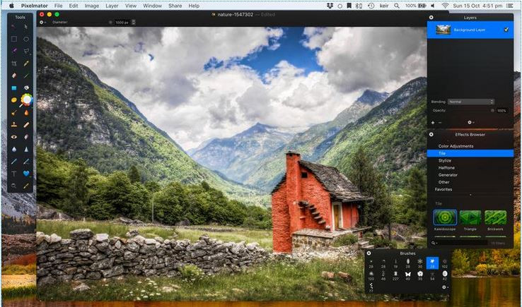 Photo Effect Editor Programs and Apps - Pixelmator