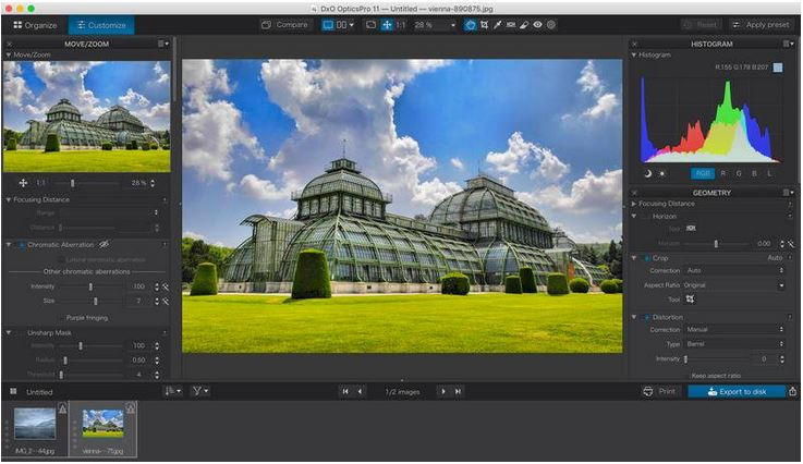 Photo Effect Editor Programs and Apps - DxO OpticsPro for Photos