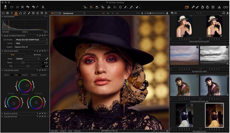 Photo Effect Editor Programs and Apps - Capture One Pro 10