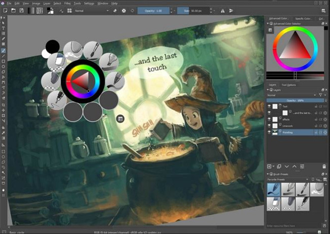 Photo Frame Editor Software and Apps - Krita Desktop