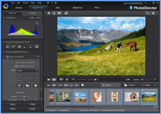 Professional Photo Editor Software - Cyberlink PhotoDirector 8 Ultra