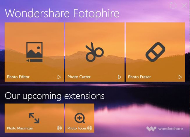 Professional Photo Editor Software - Install and Start Fotophire Editing Toolkit