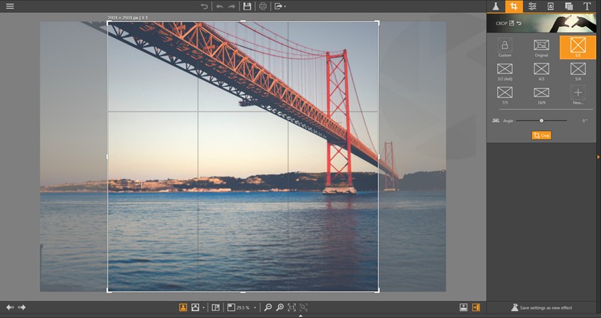 Add Filter to Photo - Resize Image on Fotophire