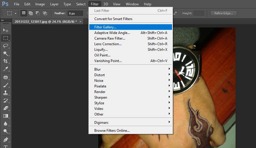 Add Filter to Photo - Apply Filter on Photoshop